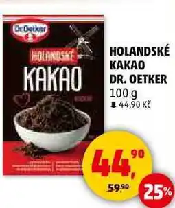 Penny Market Dr. Oetker HOLANDSKÉ KAKAO, 100 g nabídka