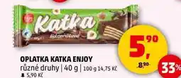 Penny Market OPLATKA KATKA ENJOY různé druhy, 40 g nabídka
