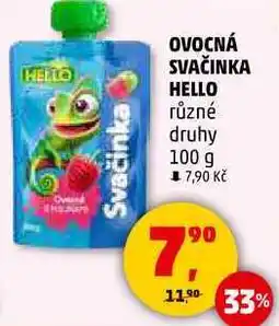 Penny Market OVOCNÁ SVAČINKA HELLO různé druhy, 100 g nabídka