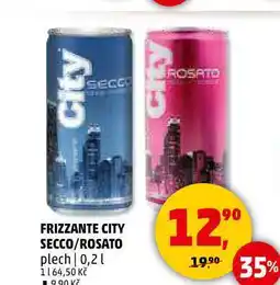 Penny Market FRIZZANTE CITY SECCO/ROSATO plech, 0,2 l nabídka