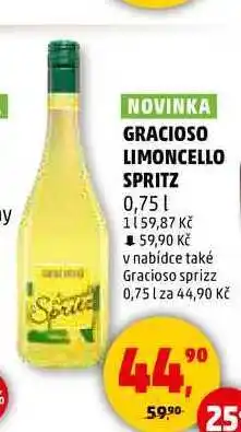 Penny Market GRACIOSO LIMONCELLO SPRITZ, 0,75 l nabídka