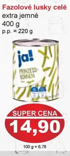 PLUS JIP Fazolové lusky celé extra jemné nabídka