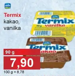 PLUS JIP Termix kakao, vanilka nabídka