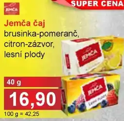 PLUS JIP Jemča čaj brusinka-pomeranč, citron-zázvor, lesní plody nabídka