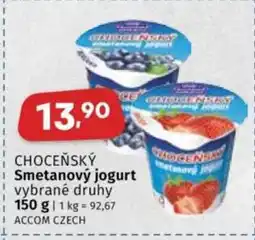 Coop CHOCEŇSKÝ Smetanový jogurt nabídka