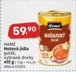 Coop HAMÉ Hotová jídla nabídka
