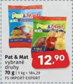 Coop Pat & Mat nabídka