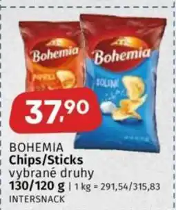 Coop BOHEMIA Chips/Sticks nabídka