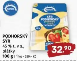 Coop Podhorský sýr nabídka