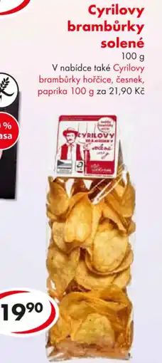 CBA Cyrilovy brambůrky solené nabídka