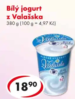 CBA Bílý jogurt z Valašska nabídka