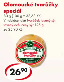 CBA Olomoucké tvarůžky speciál nabídka