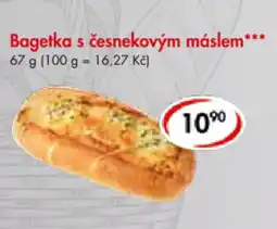 CBA Bagetka s česnekovým máslem nabídka