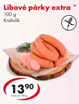 CBA Libové párky extra nabídka