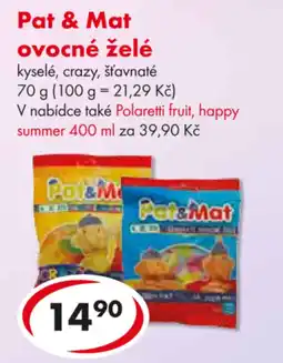 CBA Pat & Mat ovocné želé nabídka