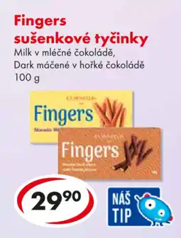 CBA Fingers sušenkové tyčinky nabídka