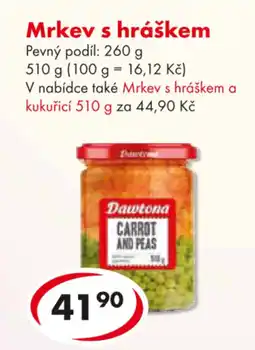 CBA Mrkev s hráškem nabídka