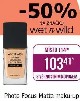 Teta wet n wild Photo Focus Matte maku-up nabídka