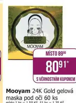 Teta Mooyam 24K Gold gelová maska pod oči 60 ks nabídka