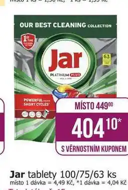 Teta Jar kapsle do myčky 75ks, vybrané druhy nabídka