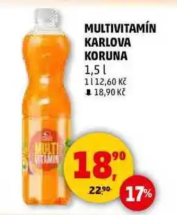 Penny Market MULTIVITAMÍN KARLOVA KORUNA, 1,5 l nabídka