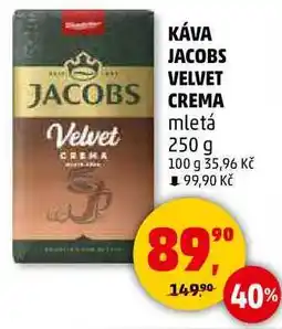 Penny Market KÁVA JACOBS VELVET mletá, 250 g nabídka