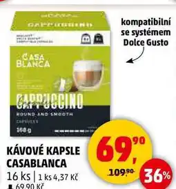 Penny Market KÁVOVÉ KAPSLE CASABLANCA, 16 ks nabídka