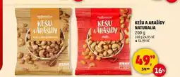 Penny Market KEŠU A ARAŠÍDY NATURALIA, 200 g nabídka