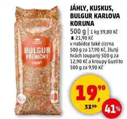 Penny Market JÁHLY, KUSKUS, BULGUR KARLOVA KORUNA, 500 g nabídka