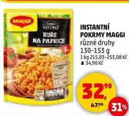 Penny Market INSTANTNÍ POKRMY MAGGI různé druhy, 130-153 g nabídka