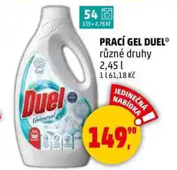 Penny Market PRACÍ GEL DUEL různé druhy, 2,45 l nabídka