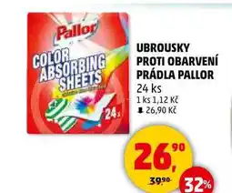 Penny Market UBROUSKY PROTI OBARVENÍ PRÁDLA PALLOR, 24 ks nabídka