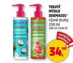 Penny Market TEKUTÉ MÝDLO DERMACOL různé druhy, 250 ml nabídka