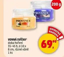 Penny Market VONNÁ SVÍČKA doba hoření 35-45 h, ø 10 x 8 cm, různé vůně, 1 ks nabídka