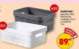 Penny Market ÚLOŽNÝ BOX plastový, bílá/ šedá barva, 1 ks nabídka