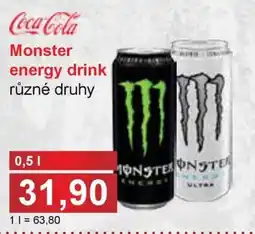 PLUS JIP Monster energy drink nabídka