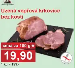 PLUS JIP Uzená vepřová krkovice bez kosti nabídka