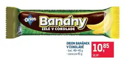 Makro ORION BANÁNEK V ČOKOLÁDĚ nabídka