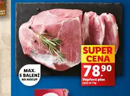 Lidl Vepřová plec nabídka
