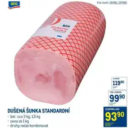 Makro Dušená šunka standardní nabídka