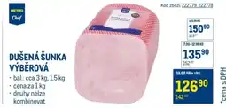 Makro Dušená šunka výběrová nabídka