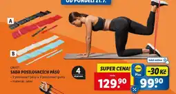 Lidl Sada posilovacích pásů nabídka