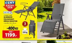 Lidl Hliníkové polohovací křeslo houston nabídka