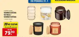 Lidl Vonná svíčka ve skle / vonná svíčka nabídka