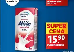Lidl Trvanlivé mléko 3,5% nabídka