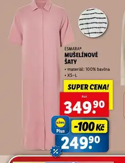 Lidl Mušelínové šaty nabídka