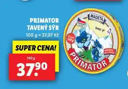 Lidl Primator tavený sýr nabídka