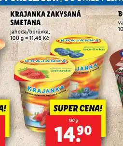 Lidl Krajanka zakysaná smetana nabídka