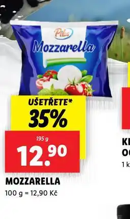 Lidl Mozzarella nabídka