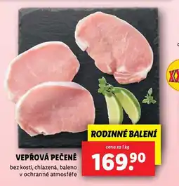Lidl Vepřová pečeně bez kosti nabídka